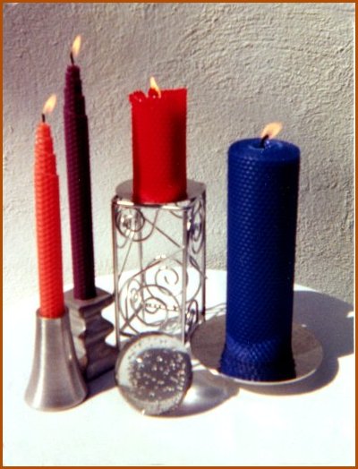 Plain Beeswax Candles